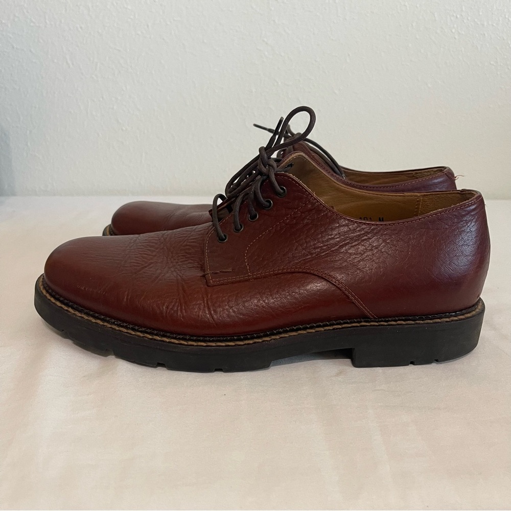 Elegant Brown Leather Derby Shoes